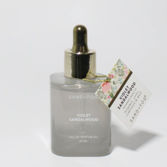 Sand & Fog VIOLET SANDALWOOD Eau De Parfum 1.7 oz Perfume Oil, Dropper Bottle - Picture 1 of 3